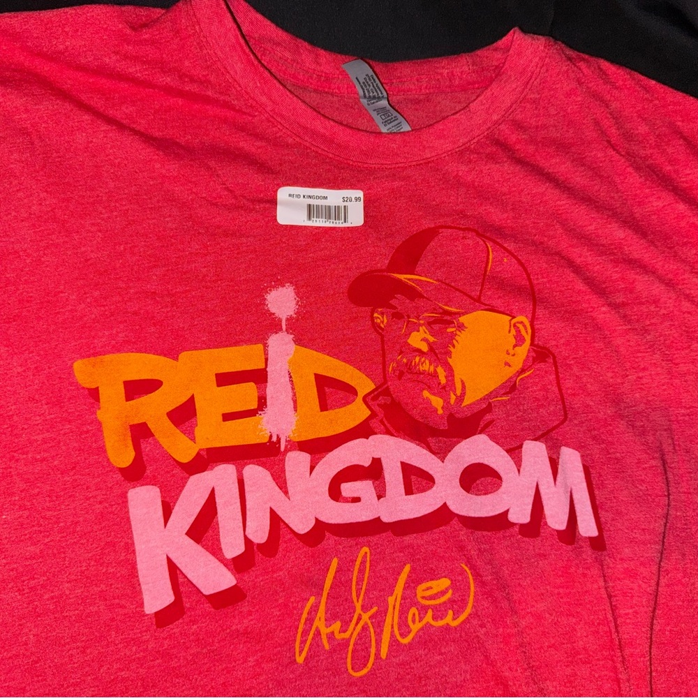 KC Cheifs: Coach Reid Tee- Super Soft (Size;Large) - Picture 2 of 6